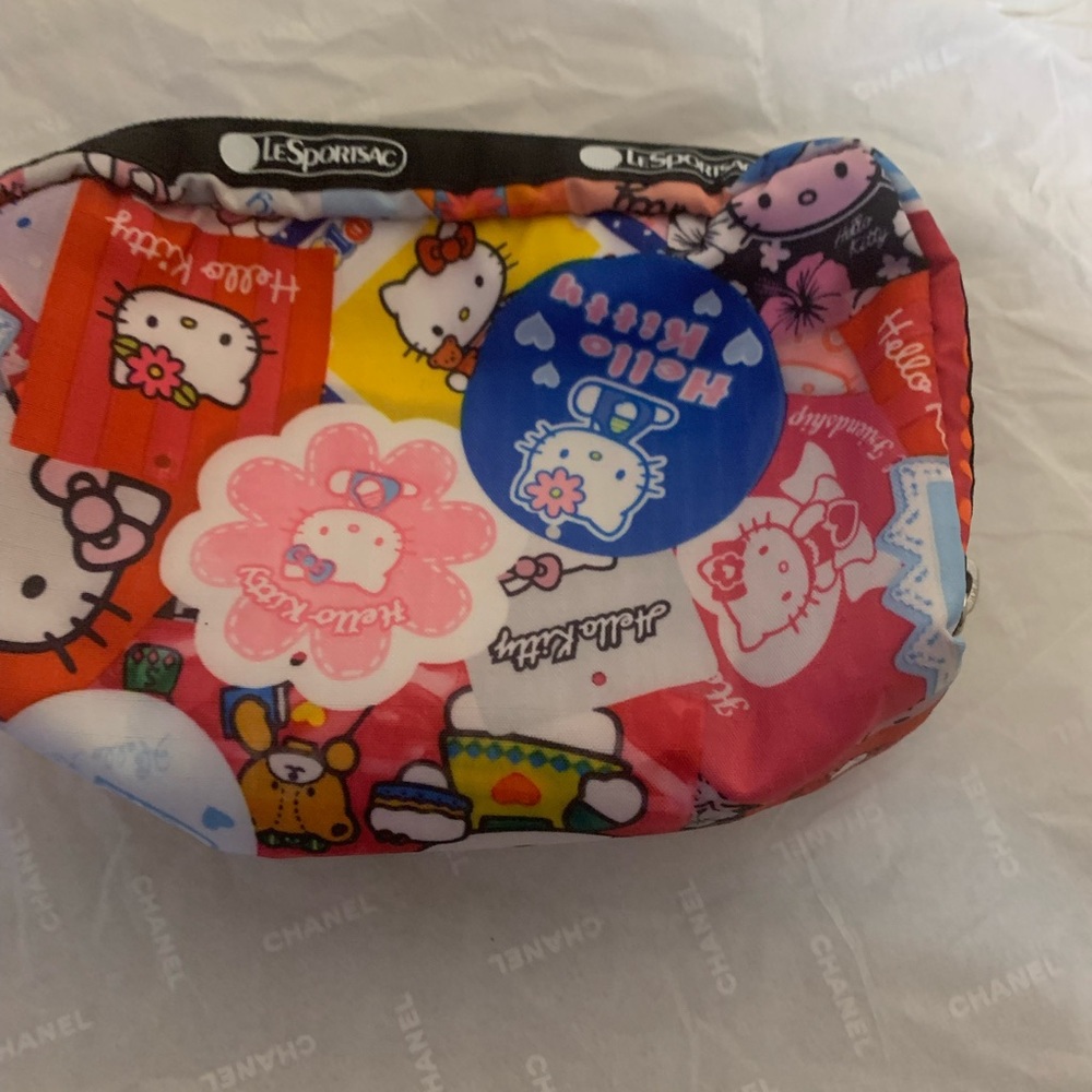 Lesportsac Hello Kitty collaboration rectangle cosmetic bag